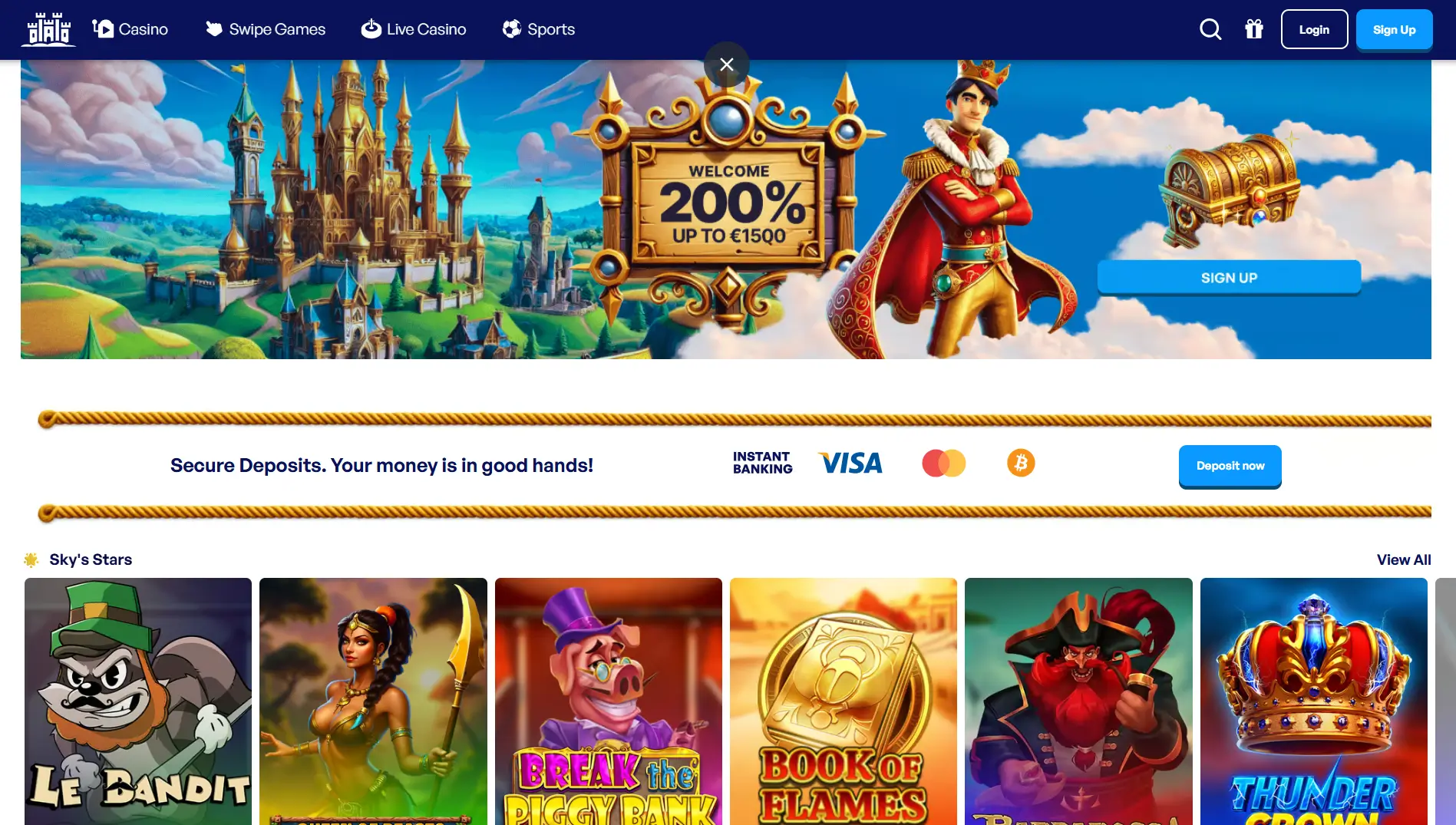Speel bij Skyhills Casino image 1